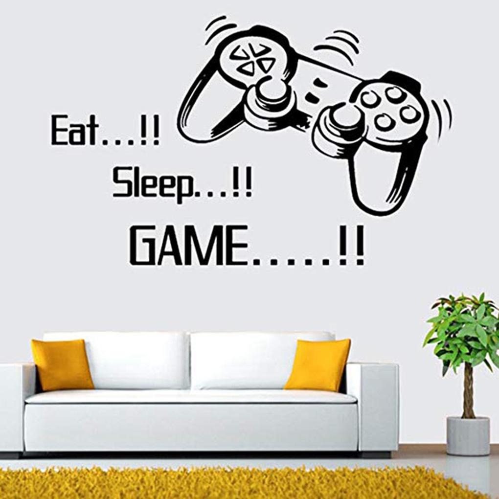 Game Wall Sticker PVC Home Decoration Bedroom Poster Paper Wall Sticker Decal Boys Room Removable Background