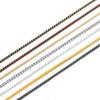5M/Lot 1MM Rhodium Color Necklace Chains Red Copper Snake Chain Handmade For DIY Jewelry Making Findings Materials Supplies