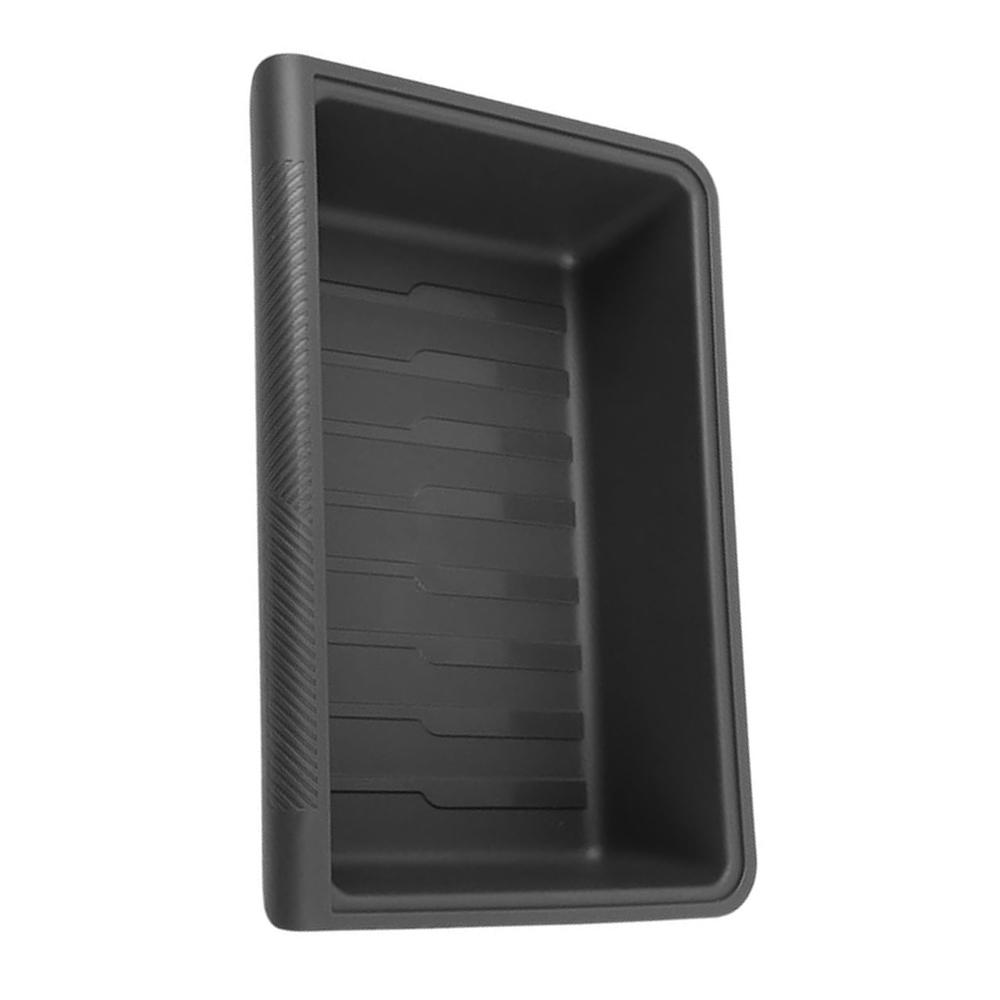 Under Seat Storage Box  White Under Seat Storage Box TPE Fit for Tesla Model Y     Black Grey