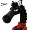 Soft Horse Pendant Keychain Plush Cute Cartoon in Sweater Mini