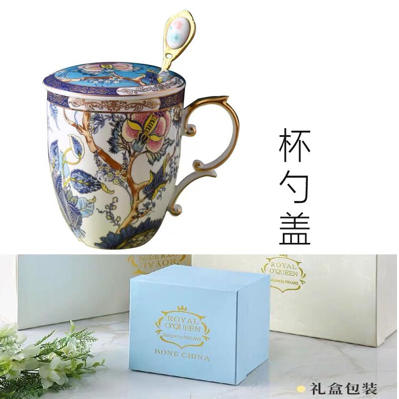 Luxury Bone China Phoenix Coffee Cup Cute Animal Milk Mug Water Drinkware for Home