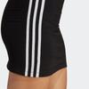 Adidas Originals Trefoil Striped Logo Print Bodycon Cami Dress Women Dress Black IB7401