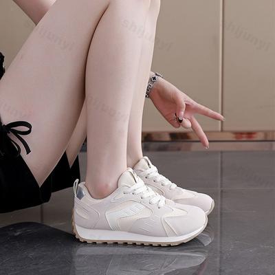 Damen Vulkanisierte Schuhe Herbst Neu Bequem Mode Schnürung Plateau Sneaker Höhensteigerung Outdoor Rutschfest Laufschuhe