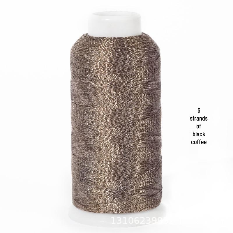 Multi-Strand Gold & Silver Weaving Thread for Colored Bracelets