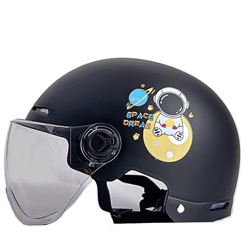 Helmet Electric Car Men and Women Sun Protection Four Seasons Universal Electric Car Bamboo Dragonfly Half Helmet Summer Hood