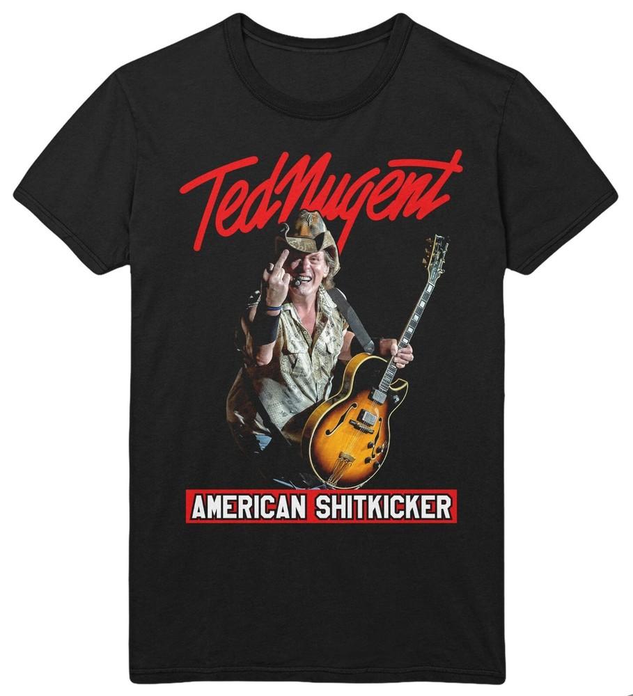 Ted Nugent Maglietta a Maniche Corte Regalo per Fan Nera Tutte le Taglie T-Shirt Unisex