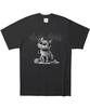 MONSTER REPUBLIC Famous Cat Ash Grey T-Shirt Black