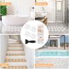Non Slip Bathtub Stickers, 24 PCS Shower Stickers for Safety Bathroom Tubs, Bathtub Non Slip Stickers and Adhesive Decals Scraper for Bath Tub,
