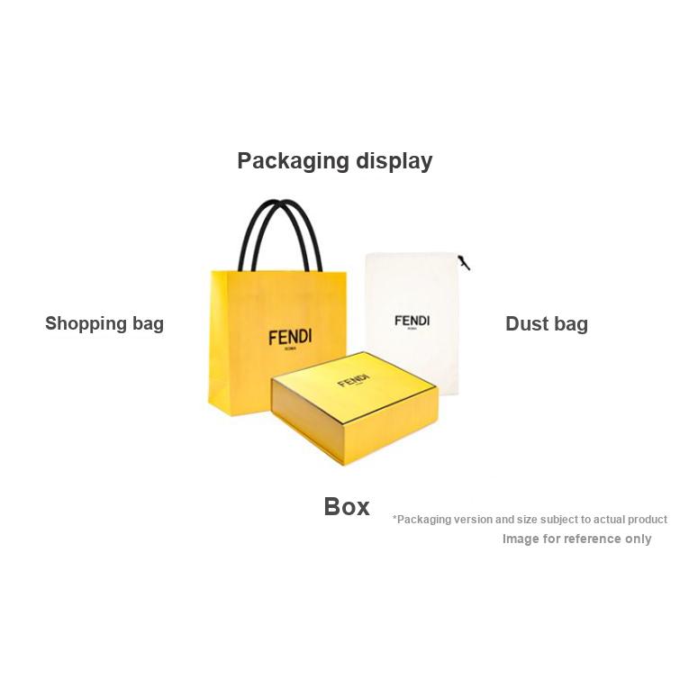 Fendi Diagonal Striped Texture FF Pattern Calfskin Card Holder Men Accessories Blue Brown 7M0164AFCBF1Q1O