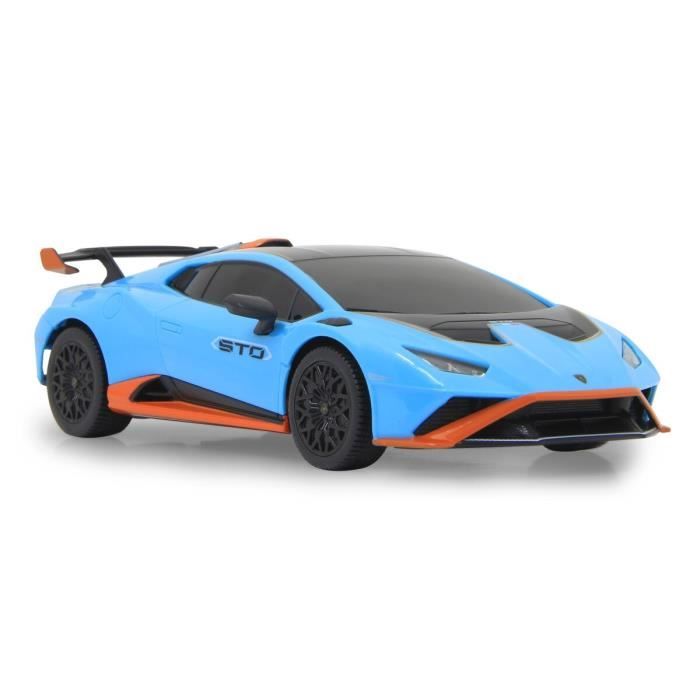 Voiture de sport - jamara - lamborghini huracán sto 1:24 - bleu - intérieur - enfant