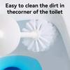  Plastic Toilet Brush With Standing Base Long Handle Toilet Cleaning Brush For WC Bathroom Accessories Cleaning Tools