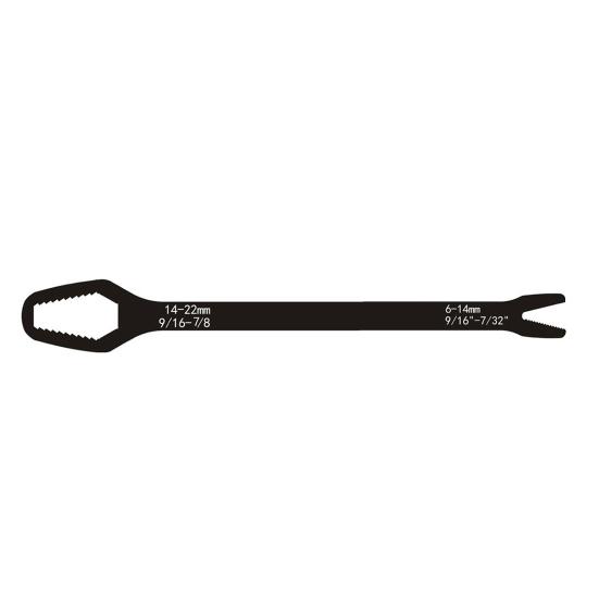 Universal Double Ended Wrench Automotive Bicycle Maintenance Plumbing Wrench 8-22mm Self-Tightening Adjustable Spanner