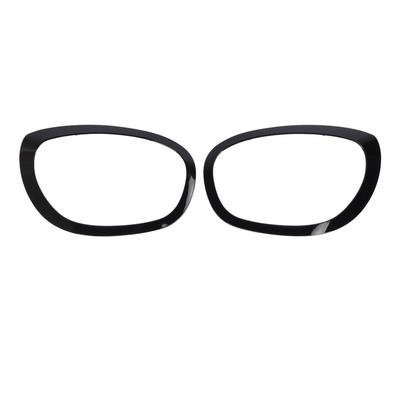 1 para Pierścień wykończeniowy reflektora 51138739351 Czarny pierścień wykończeniowy reflektora Bezel Zamiennik dla Cooper F60 Countryman 2017 do
