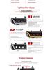 LED Headlight Assembly with Flowing Turn Signals for 90-02 Toyota Land Cruiser LC80