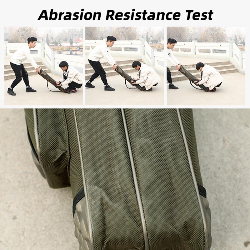 Angelruten-Tasche, Multifunktional, Großes Fassungsvermögen, Wasserdichte Angeltasche, Verstärkte Meeresruten-Tasche, Angelgeräte-Tasche ohne Rollenfach, Köder, Flussangel-Tasche