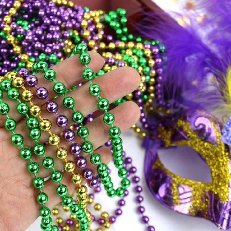 Mardi Gras Party Dress Up Set Sequins Fedora Cap Neckwear Braces Festival Supply