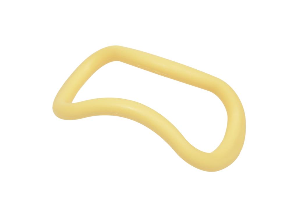 Genuine Wave Stretch Soft Type Elastomer Softness Level 4 Ring, (Unisex), Lemon, (Soft)