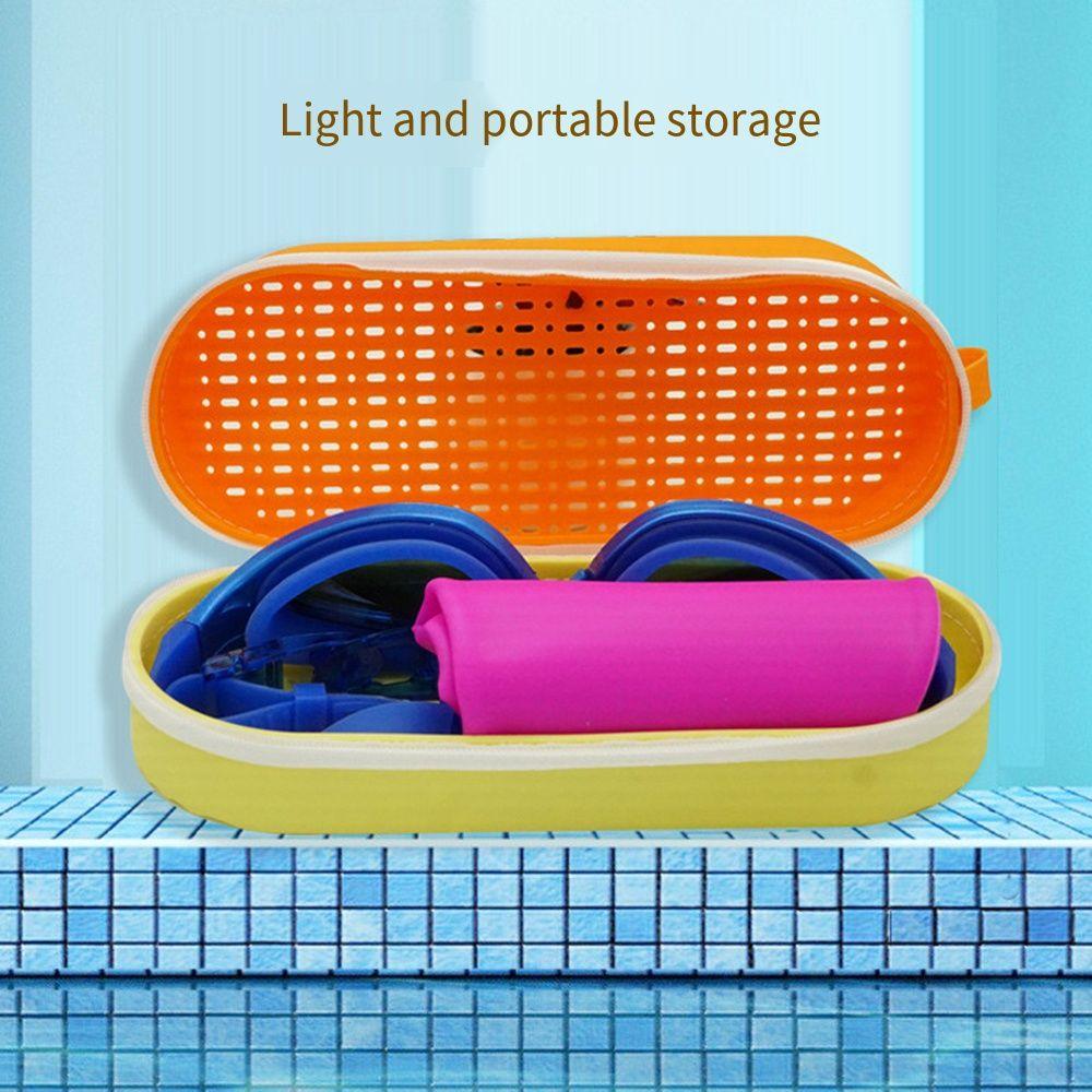 Silicone Zipper Eyeglasses Case Waterproof Sun Glasses Storage Box  Eye Wear Accessories