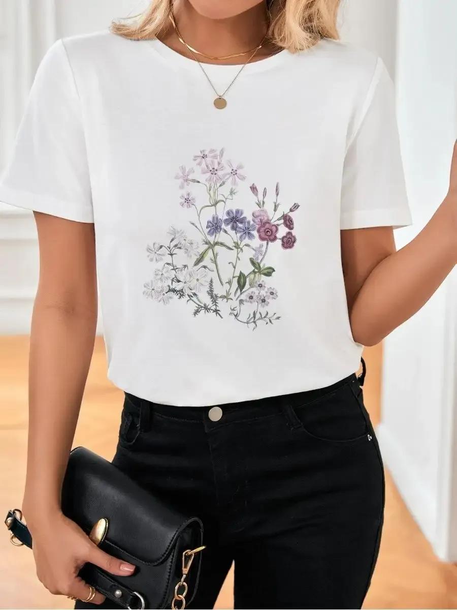 Oversized retro Slavic style bird print T-shirt M