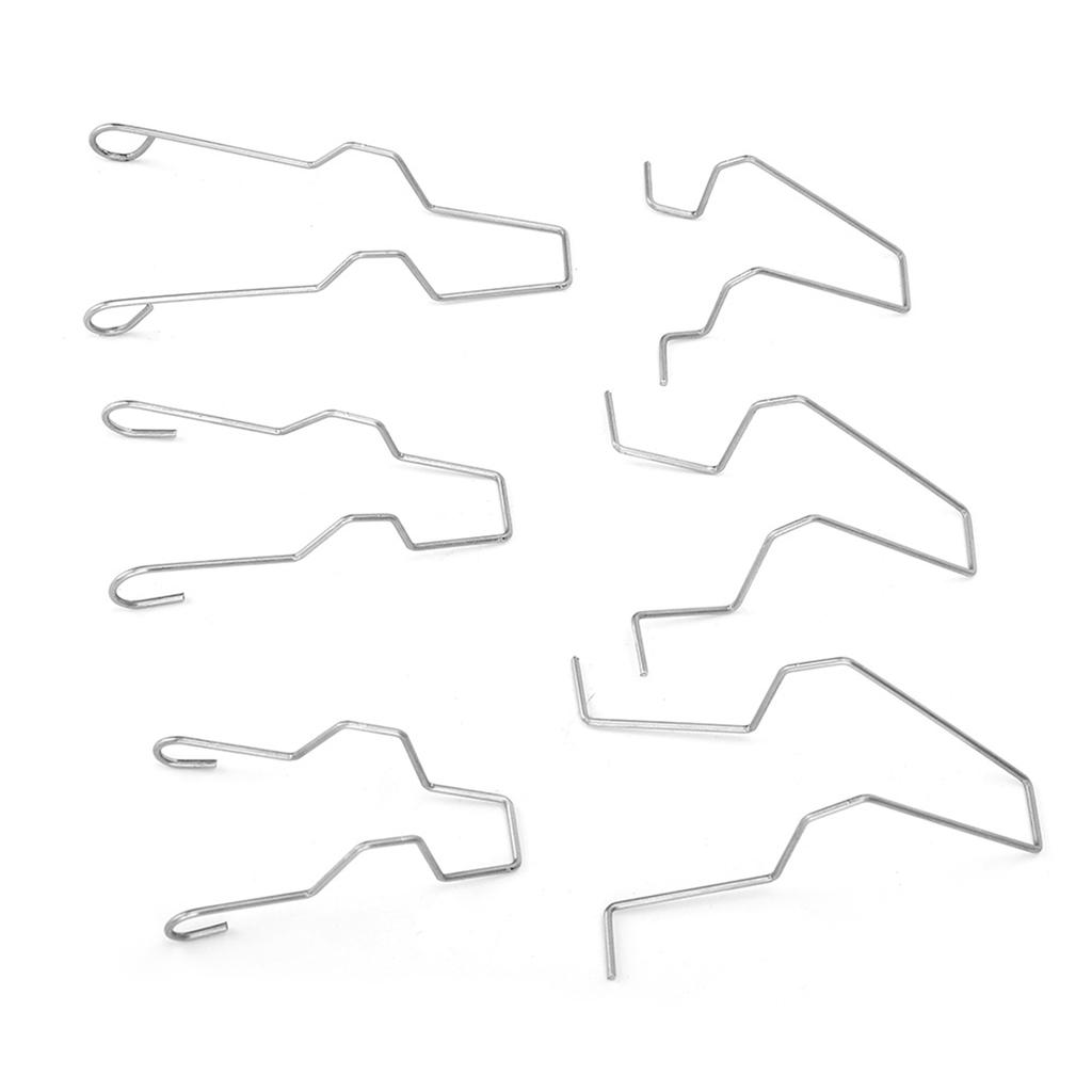 5ZHSFULLKIT 6PCS Steel Headlamp Headlight Dip Dipped Beam Head Lamp Bulb Retaining Spring Clip Clamp for H1 H3 H4 H7
