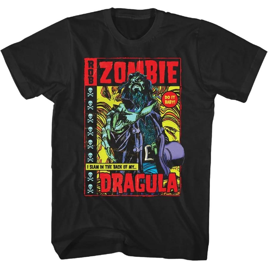 Rob Zombie Men s I Slam in The Dragula T-Shirt Black _ Officially Licensed Merchandise S