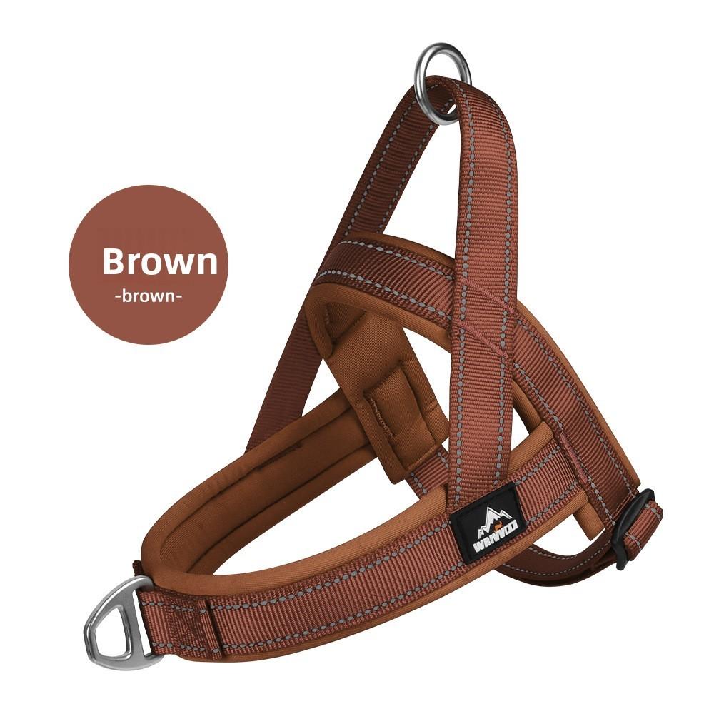 

Nylon Pet Harness For Medium And Large Dogs With Breathable Design And Adjustable Fit For Daily Walks S
