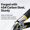 Heavy Duty Sheet Metal Hand Seamer Bender Crimping Tool For Electrical Work And Sheet Metal Bending In Tight Space