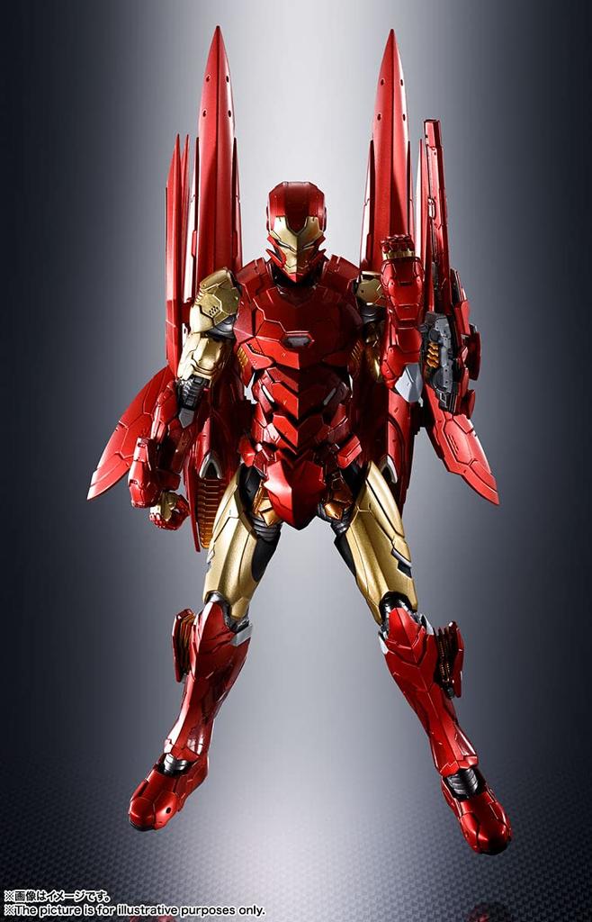 TAMASHII NATIONS Iron Man On 155mm Painted Movable Figure S.H.Figuarts (Tech Avengers) Approx. PVC&ABS&Diecast