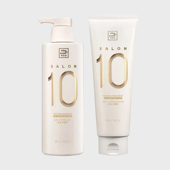 Salon 10 Protein Shampoo (Damaged) + Treatment