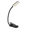 LED Clip On Book Light, 3 Brightness Flexible Night Reading Lamp and Eye Charging Night Light for Kids   On Book