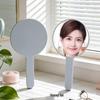 Round HD Handheld Makeup Mirror with Printed Logo - Portable Touch-up and Compact Mirror