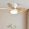 Silent Fans Ceiling Fans With LED Lamp High Wind 3 Speed Light Modern Retro Design for Bedroom Living Room Decor Home Lamp