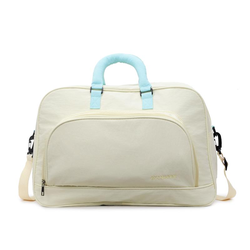 Geantă de călătorie portabilă în culori contrastante, geantă sport pentru bărbați și femei, pentru antrenament, fitness, călătorie, capacitate mare, geantă duffel