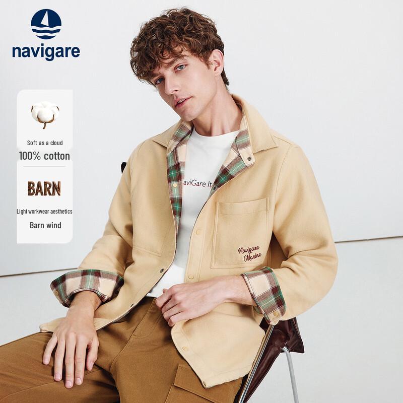 

Navigare Men s Reversible Cotton Shirt Jacket XL