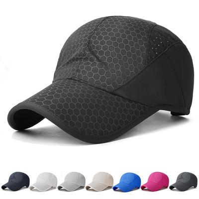 Sommer-Baseballkappe Schnelltrocknende Kappe Outdoor-Sport Laufen Kappe
