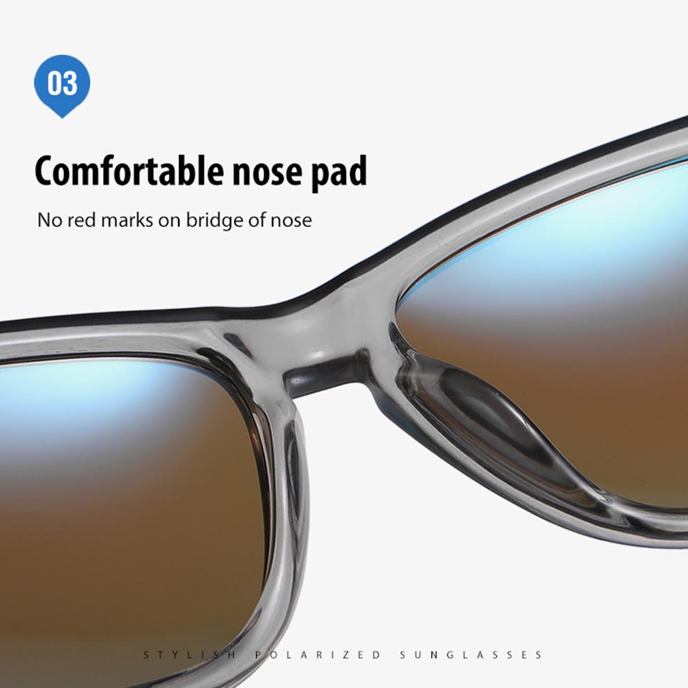 Retro Classic UV400 Protection Polarized Sunglasses Mirrored Sun Glasses Fishing Driving