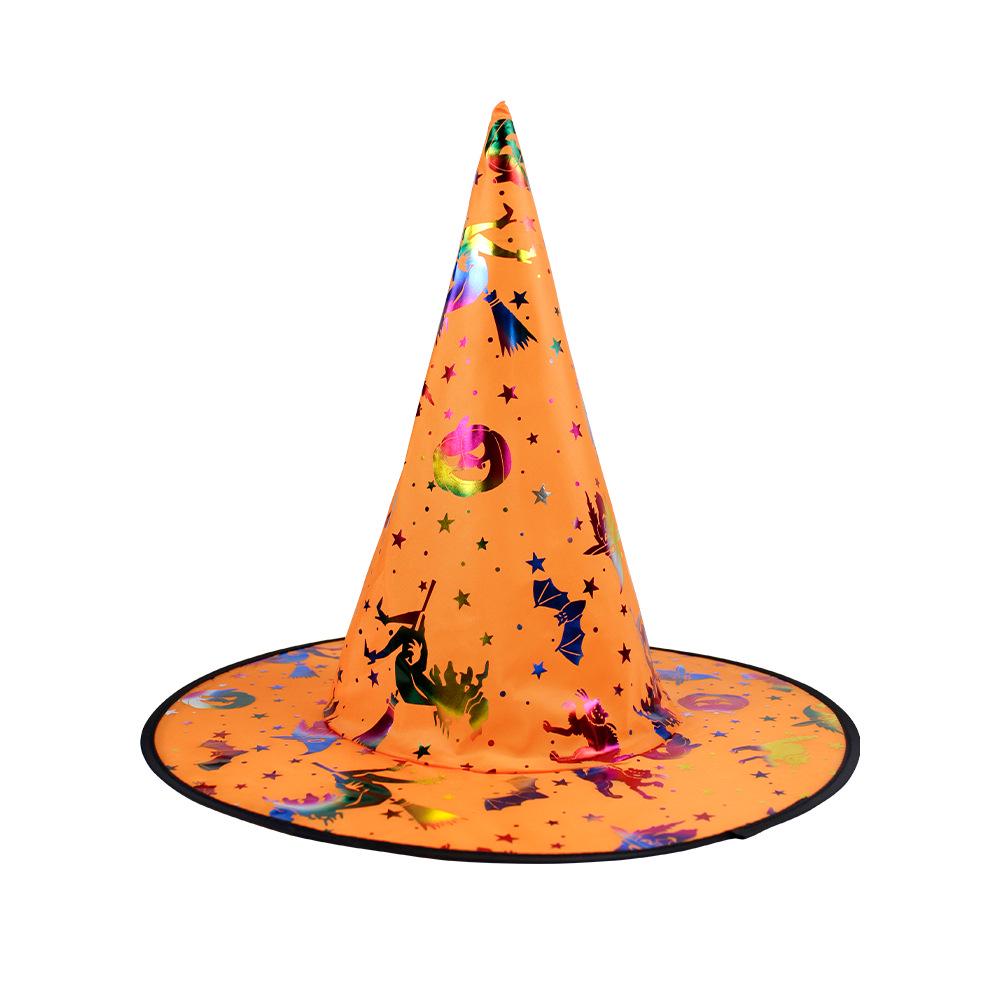 Light-Up Spiderweb Witch Hat Halloween Decoration