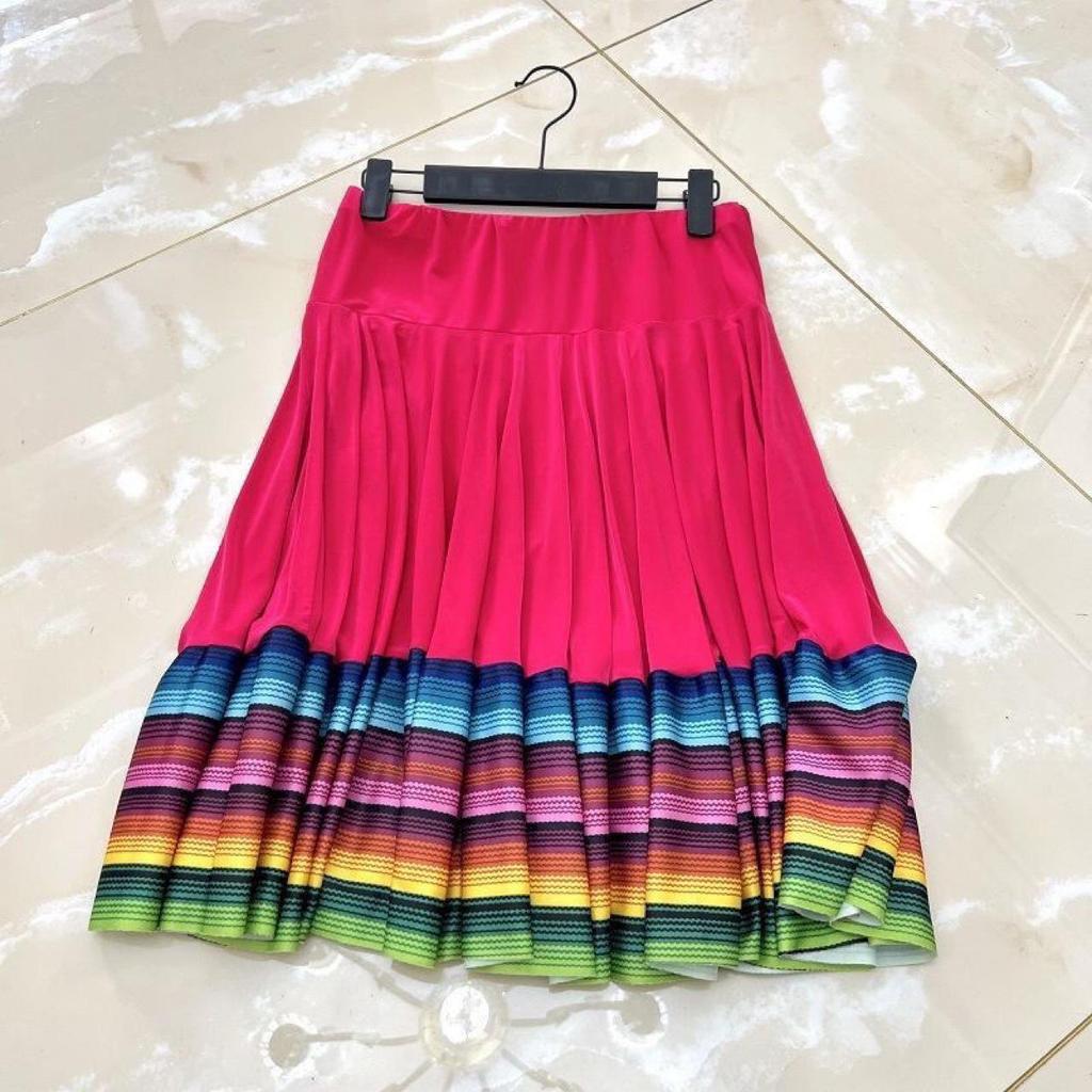 2025 Nadměrná velikost Mini sukně proti odhalení pro Square Dance - 6 metrů, Barevná móda