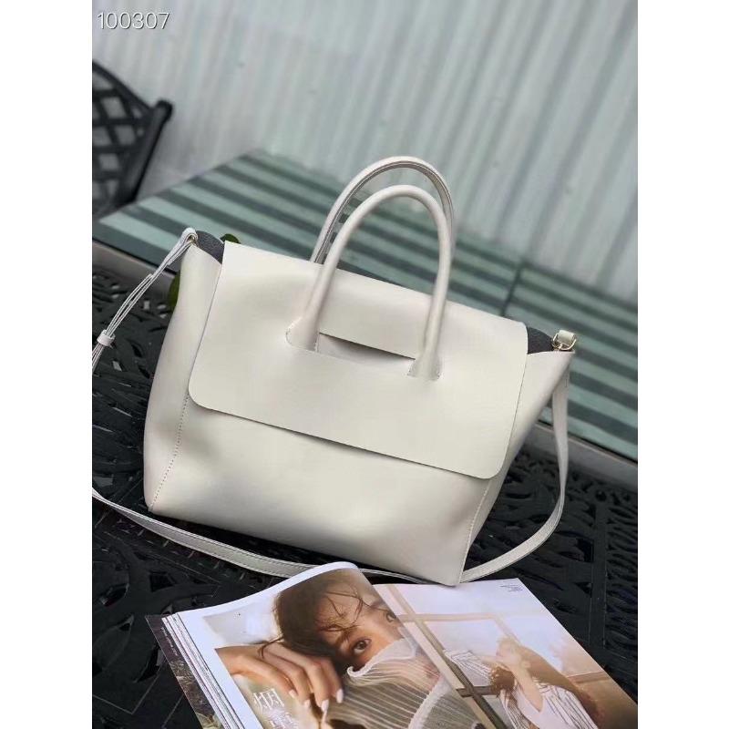 

Мягкие кожаные сумки, женские сумки, высококачественные кожаные сумки большой вместимости для весны и лета, а также ретро-сумки на одно плечо для поездок на работу 29.5*11*20.5CM белый