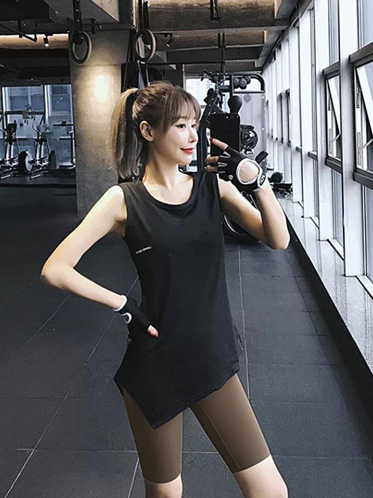 Women's Quick-Dry Ice Silk Sleeveless Sports Vest for Summer Yoga, Running, Fitness, and Training