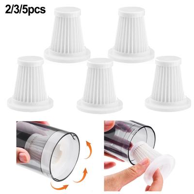 Handdammsugare Byt ut tillbehör Tvättbart filter för Xiaomi Mijia Handy Dammsugare Home Car Mini Wireless