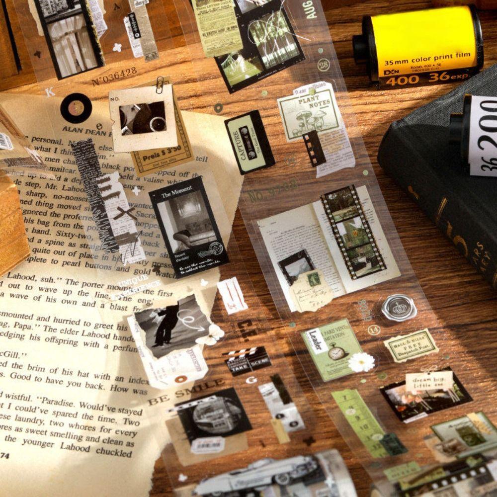 Film Projection Series Washi Tape DIY Scrapbook Tape Vintage Decorative Paper Tape  Gift Wrapping