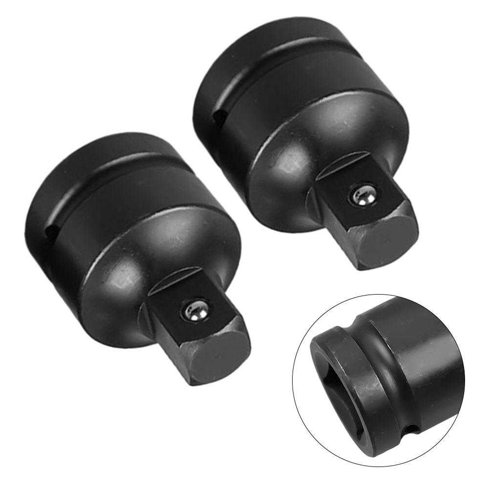 Robust Steel Sleeve Adapter 1/2 Inch Female To 3/8 Inch Male Drive for Reliable Power Transmission In Manual Tool Applications
