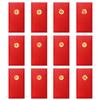 10pcs Chinese Style New Year Red Packets Flash Gold Paper Luck Money Bag  Spring Festival