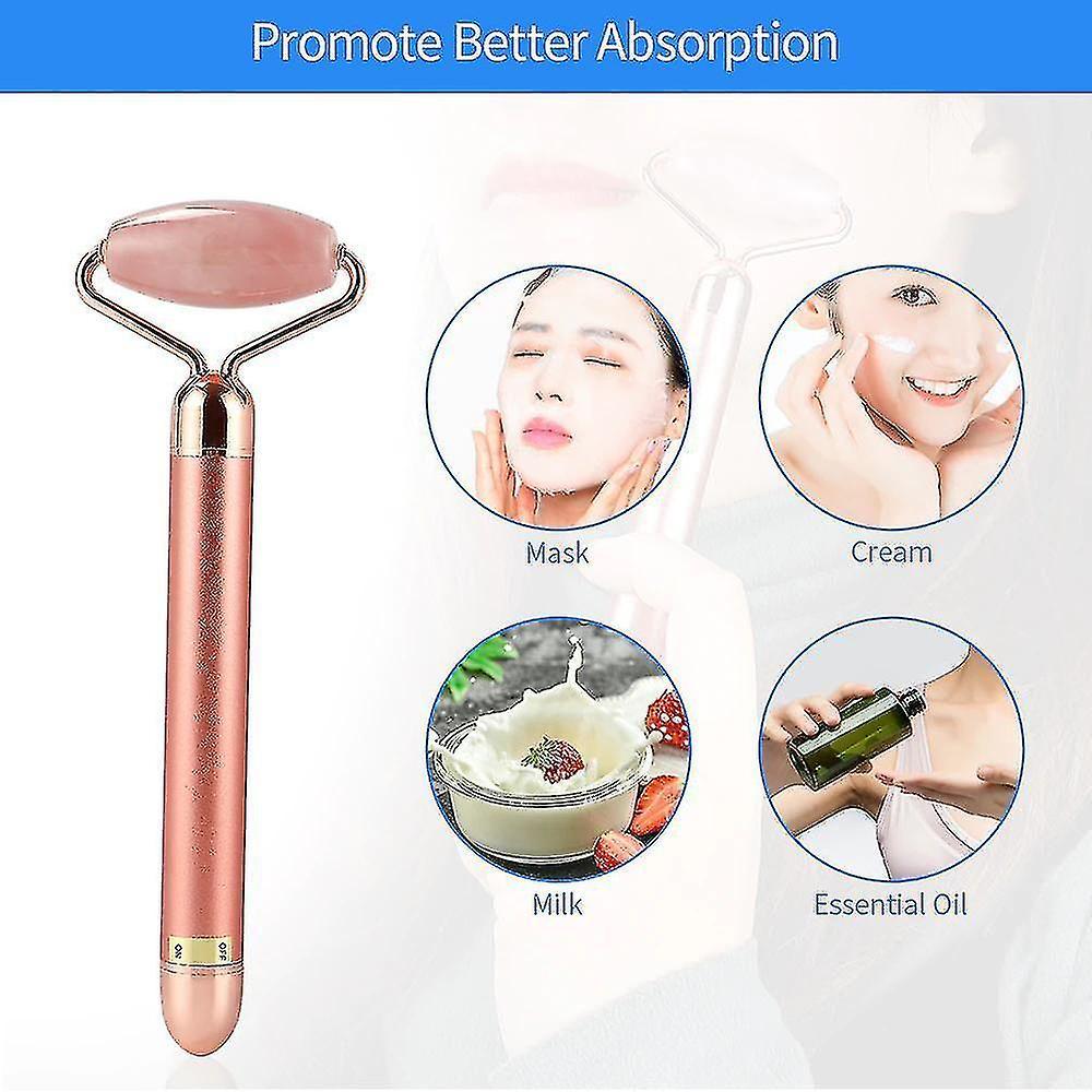 3 In 1 Electric Face Eye Jade Masage Roller Aging Wrinkle Removal Massage Tool|relaxation Treatments less