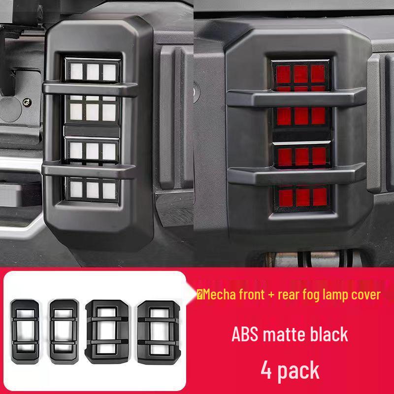 Jetour Traveller Front & Rear Headlight, Fog Light, & Taillight Covers & Frames - Stylish Exterior Modification Accessory.