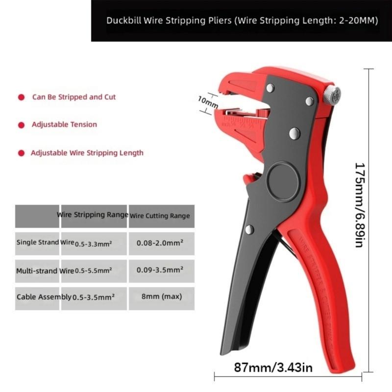 Wire Stripper Tool Multitools Pliers Stripping Cutter Crimping Cable Wire Cutter Electrician Repair Tool