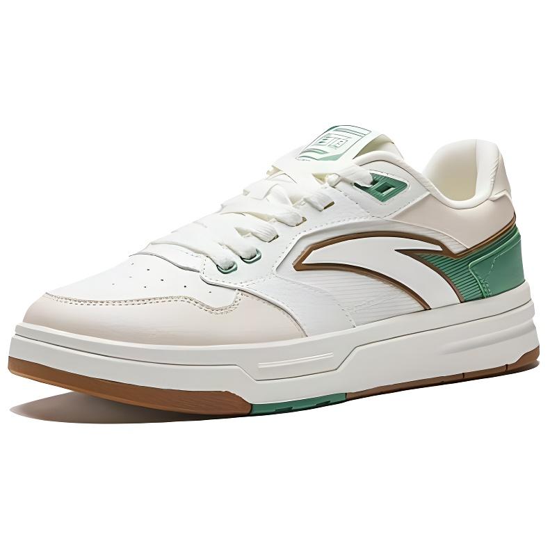 Anta Street Fun 3 Simple Versatile Wraparound Non-Slip Low-Top Skate Shoes Men Sneaker White Blue 112538051-1