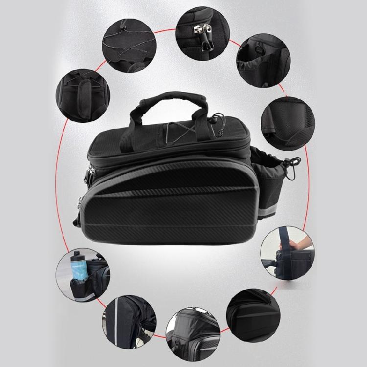 High Capacity Bike Carriers Bag Waterproofed Storage Cycling Panniers Bag for Long Distances Cycling