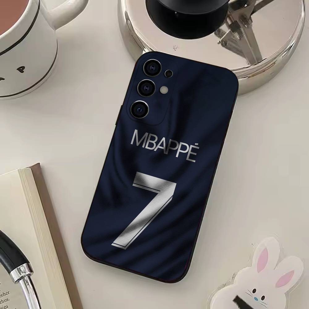K-kylian Football Star M-mbappe Phone Case For Samsung S25,S24,S21,S22,S23,S30,Ultra,S20,Plus,Fe,Lite,Soft Black Cover